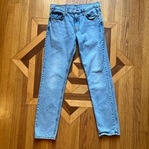 Levi's Men Slim Jeans Light Blue Denim